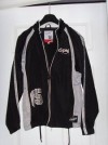 NEW MENS BOYS SPORTS BLACK WHITE COAT JACKET SIZE S M L 