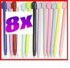 8 x LOTE PACK PEN LAPIZ PUNTERO NINTENDO DS LITE DSI 