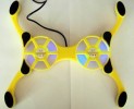 Folding USB Cooling Pad 2 Fan For Laptop Notebook Yello 