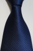 100% Silk Resplendent Blue WOVEN JACQUARD Men' Tie 