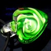 G3496 NEW Heart Murano Lampwork Glass Pendant Necklace 