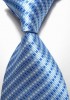 Luxury Brand New Blue Dots Silk Men's Tie Necktie 