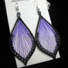 Hot Unique Leaf Handmade Silk Thread Earring 1 pair 