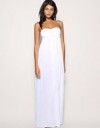 NEW ASOS Ruch Front Bandeau Cheesecloth Maxi Dress 10 