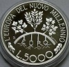 5000 LIRE 1998 SAN MARINO,MILLENNIUM,SILBER PP , KM 386 