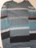 John Smedley Striped Jumper Medium VGC 