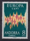 Europa/Cept 1972 Andorra spanisch M. 71 postfrisch 