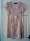 PRIMARK/ATMOSPHERE PINK BROCCADE DRESS SIZE UK 12 