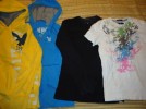 American Eagle X-S or Youth X-L lot of 4 tops hoodies  