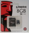 TARJETA DE MEMORIA KINGSTON MICRO SD 8 GB ADAPTADOR SD