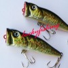 2xTopwater Popper RAP Fishing Lures Bait Tackle Hook 7H 