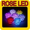 Changing Color Floating Rose Flower LED Candle lights 