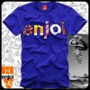 ENJOI SKATEBOARD STREETWEAR T SHIRT GIVEN CANDY BLUE L 