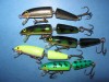 RAPALA JOINTED J-7 CRANKBAIT LURE LOT OF 5------AWESOME 