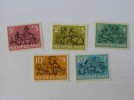 1952 Kinderzegels, 596/600.Postfris,MNH 