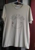 LEVI'S MENS BEIGE LOGO'S SHORT SLEEVED T-SHIRT SIZE MED 