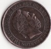 MONEDA DE COBRE . CARLOS VII . 10 CENTIMOS PESETA 1875