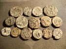 INTERESANTE LOTE DE 15 PIEZAS DEL BAJO-IMPERIO ROMANO