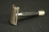 Vintage 1971 Gillette TTO Safety Razor Black Handle R2 