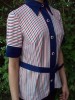 60s VINTAGE SHIRT TOP MODETTE TWIGGY SOUL SKINGIRL MOD 