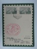 (714) SPAIN,registered  special card to Costa Rica 1951 