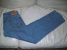 MENS 34X34 550 LEVIS 34 X 34 RELAXED LEVI BLUE JEANS 