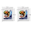 FIFA WORLD CUP 2010 IRON ON PATCH x2 