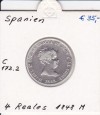 Spanien / Spain , 4 Reales 1848 M , Silber , C# 173.2 