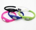 Silicone Minus Ion Sports Wrist Bracelet Silicon Watch 