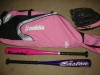 BASEBALL BATS GLOVE MIT AND CARRYING BAG KIDS 