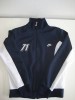 NAVY BLUE & WHITE NIKE TRACK TOP MEDIUM 