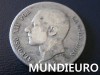 $MUNDIEURO$ ALFONSO XII 1 PESETA PLATA 1883 INVERSIÓN