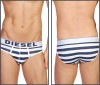 DS men's underwear brief navy blue strip XL(32-35