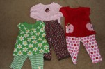 3 Carters Baby Girl outfits 18-24mos. SUPER CUTE! 