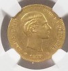 Spain Gold 10 Pesetas 1878 XF 40 NGC 