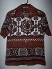 VINTAGE HOLO HOLO  HAWAIIAN SHIRT TAPA 1960'S M 