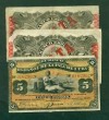 F.C.3  BILLETES  CUBA 5  PESOS  1896  CON  PLATA B/C 