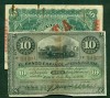 F.C.2  BILLETES  CUBA 10  PESOS  1896  CON  PLATA MBC 