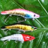 3xRATTLING  Fishing Lures Shrimp/Prawn Tackle Hook 3k19 