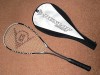 Dunlop Max Ti Squash Racket & Protective Cover. 