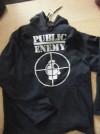 PUBLIC ENEMY UK TOUR 2008 HOODIE BLUE XL 