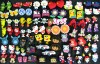 88 shoe charms Jibbitz Girl Car Hello Kitty Sponge Bob 