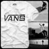 VANS SKATEBOARD STREETWEAR T SHIRT FSAS NEFF  WHITE /XL 