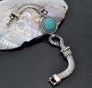 Floss Tibet Silver Turquoise Link Bangle Bracelet Bx908 