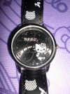 ESTUPENDO RELOJ HELLO KITTY NEGRO 