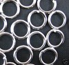 Free Ship! 1000pcs silver plated jump rings 6mm  