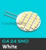 G4 24 SMD LED Pure White RV Camper Marine Light Bulb 