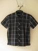 Boys BEN SHERMAN Navy Check Shirt Sz S (17.5