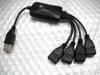 New High Speed 4 Port usb 2.0 Hub For pc Laptop 