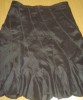 GORGEOUS ATMOSPHERE BLACK SCALLOPED HEM CIRCLE SKIRT 18 